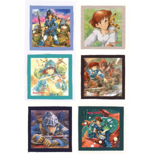 Nausicaa Of The Valley Of The Wind 風の谷のナウシカ anime Cloth Patch or Magnet Set 